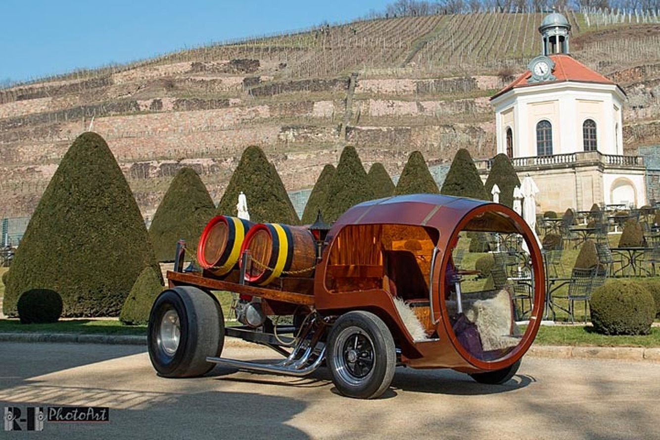 Oh Yes, This Hot Rod is Made of Wine Barrels