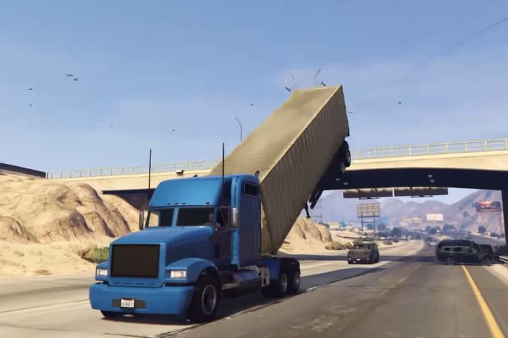We Can't Stop Watching These Incredible "GTA V" SemiTruck Tricks