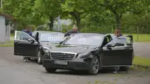 Mercedes S Class facelift spy photo