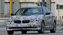 2017 BMW 5 Series with M Sport package spy photo