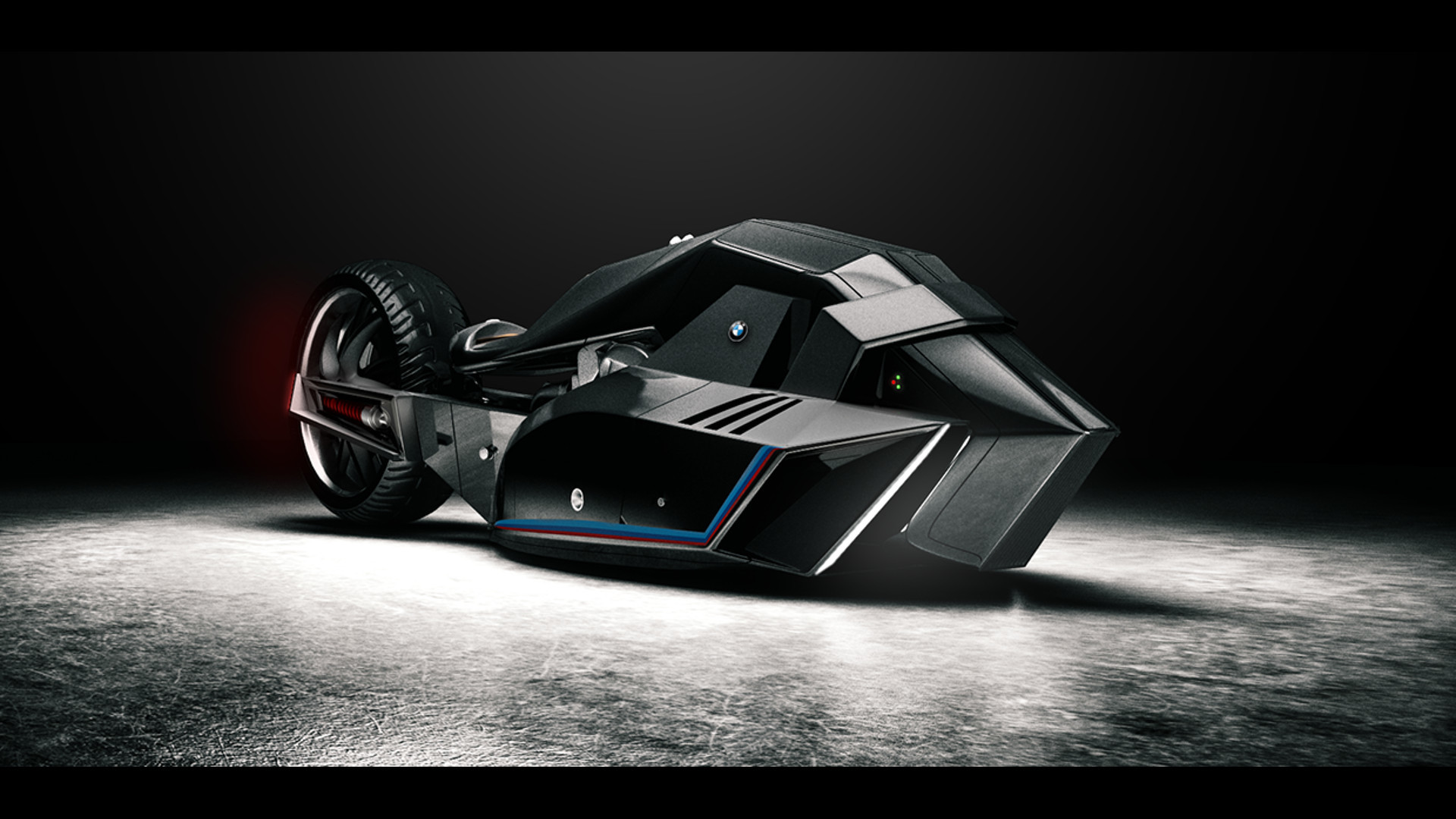 The BMW Titan motorcycle concept was designed for speed