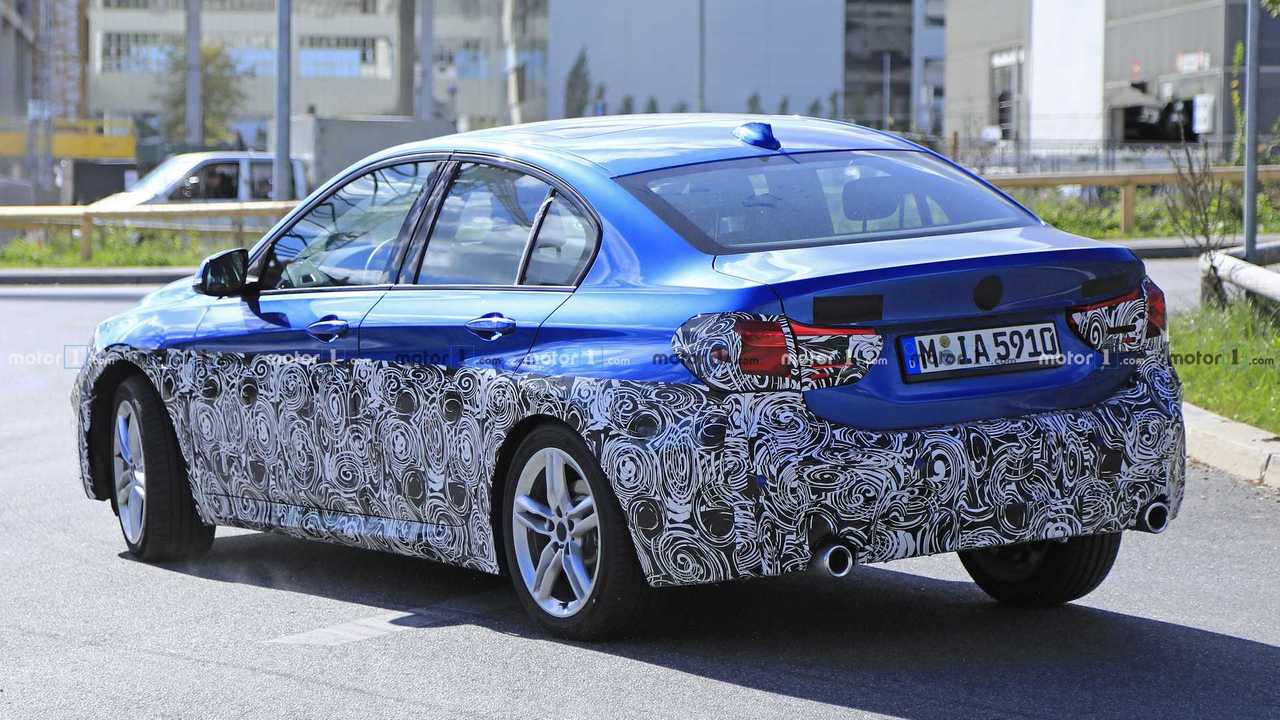 BMW 1 Series Sedan facelift spy photo