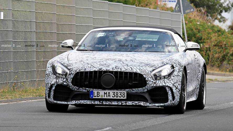 Mercedes AMG GT R Roadster spy photo
