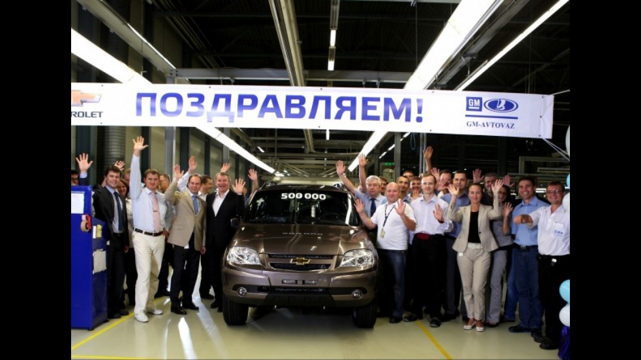 Chevrolet Niva alcança 500 mil unidades produzidas na Rússia