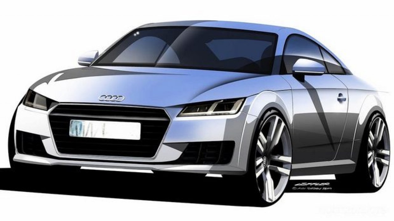 Novo Audi TT 2015 tem primeira foto oficial divulgada