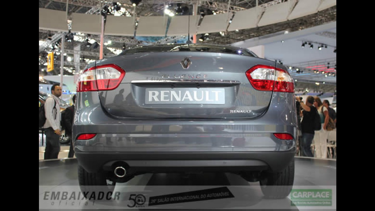Salão do Automóvel: Renault lança Fluence com motor 2.0 Flex e câmbio CVT - Veja fotos