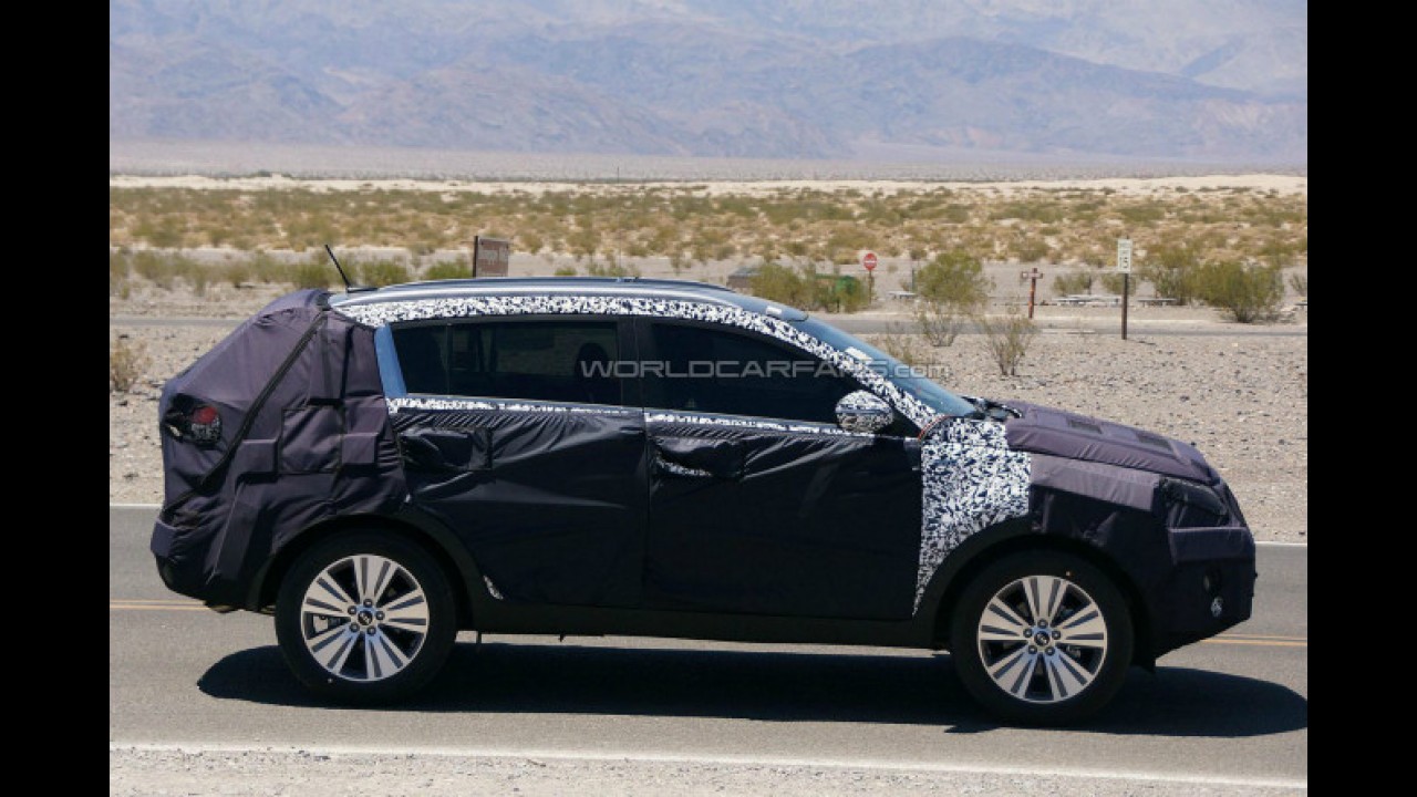 Kia Sportage é flagrado com leve reestilização