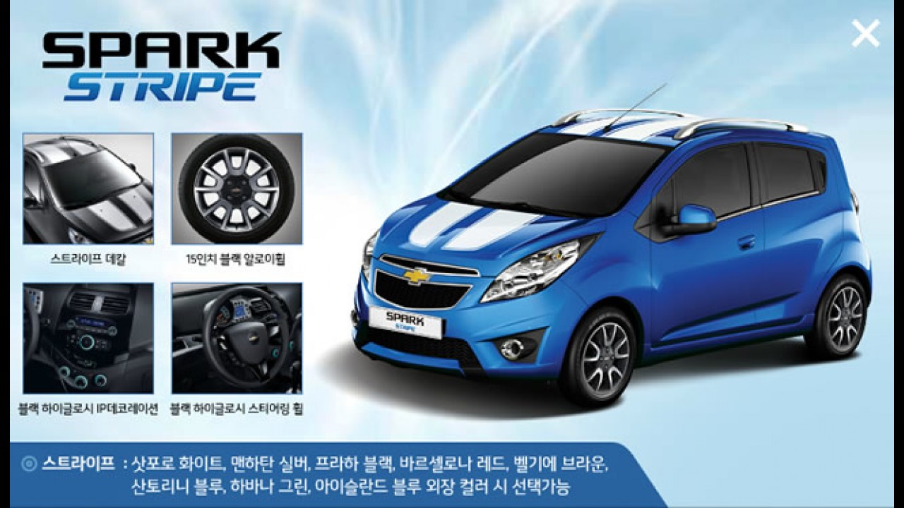 Chevrolet Spark ganha série especial "Tattoo" na Coréia do Sul