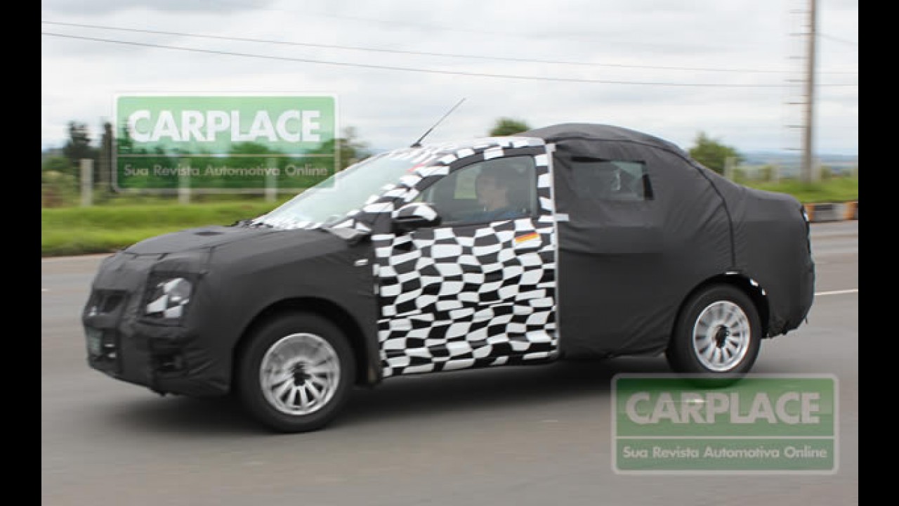 Flagramos o Novo Chevrolet Cobalt camuflado em SP - Fotos de todos os ângulos