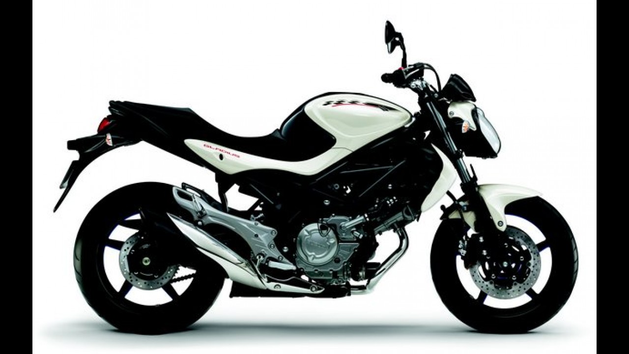 Suzuki Gladius 650 passa a ser oferecida na cor branca