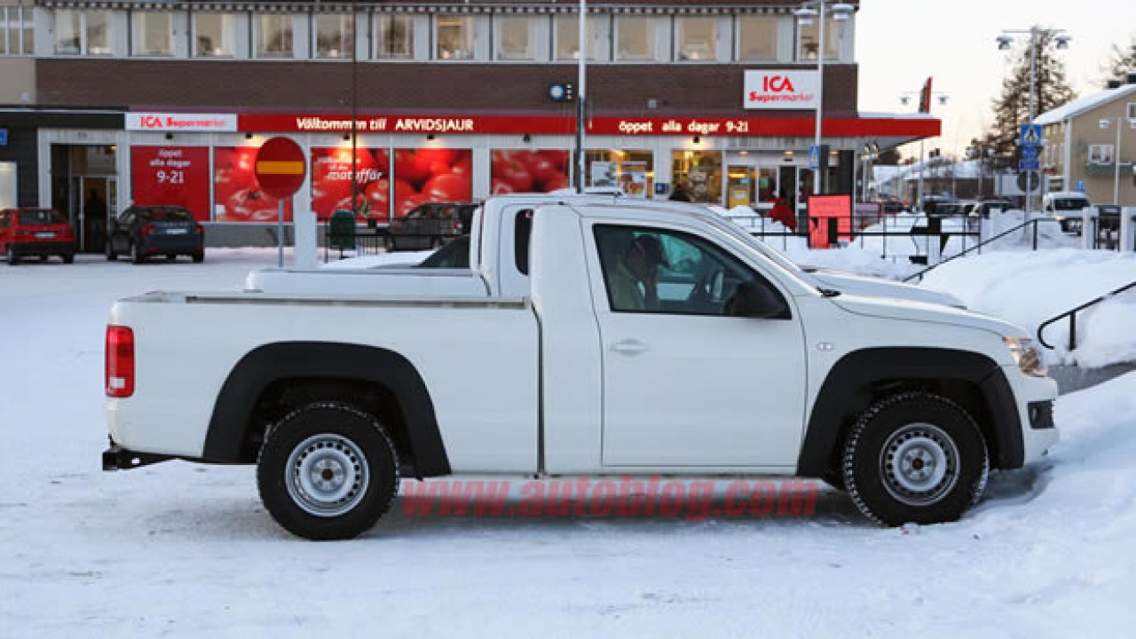 Segredo: Nova VW Amarok Cabine Simples é flagrada sem disfarces na Suécia