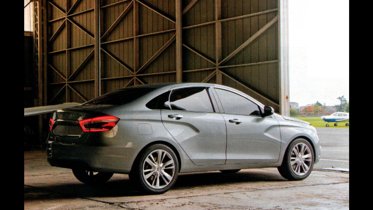 Salão de Moscou: Lada surpreende com visual dos conceitos Vesta e X-Ray