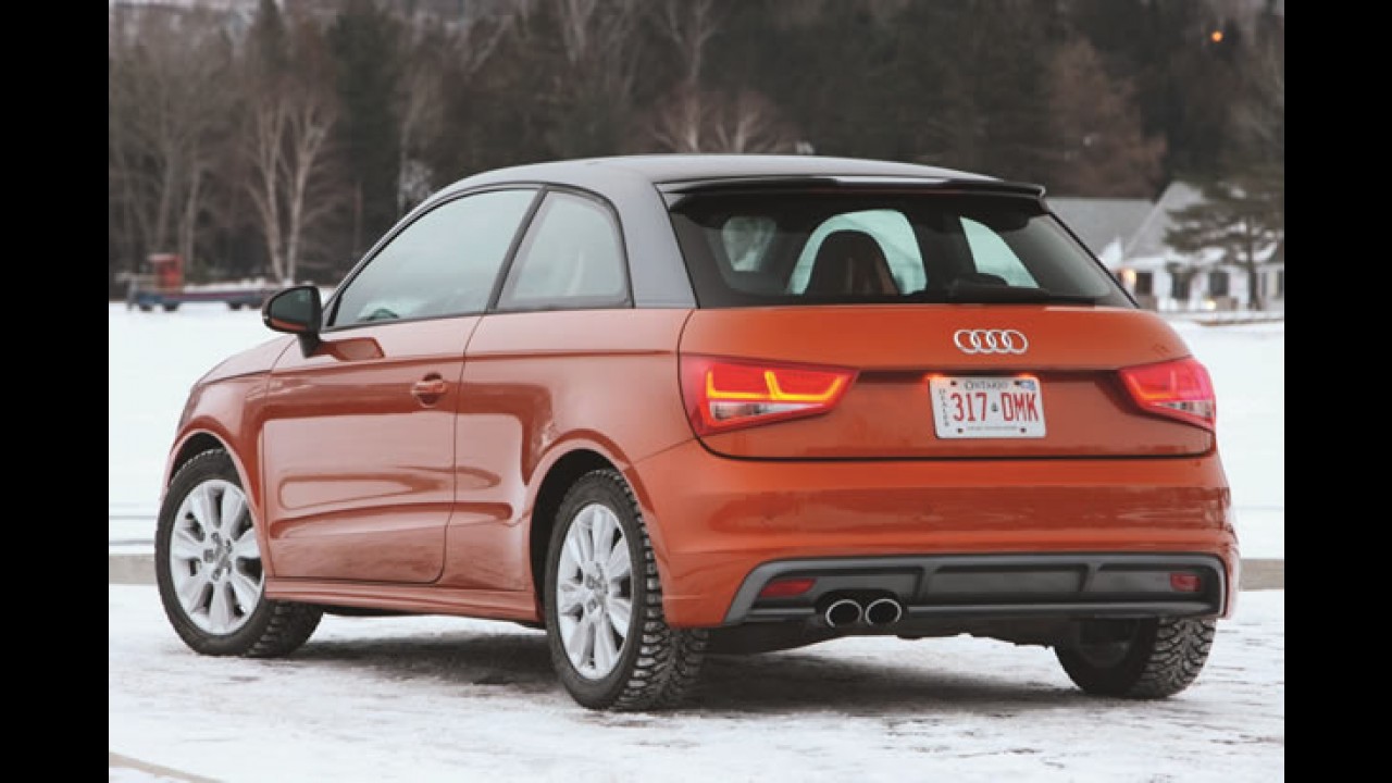 Audi testa A1 quattro no Canadá