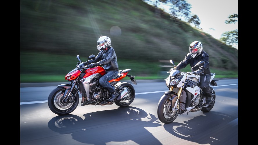 Avaliação: BMW S1000 R e Kawasaki Z1000, as supernakeds em ação ...