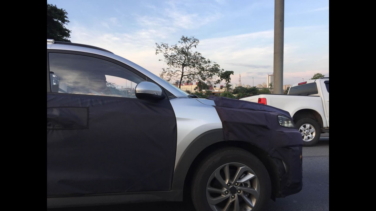 Flagra! Novo Hyundai Tucson é testado em São Paulo