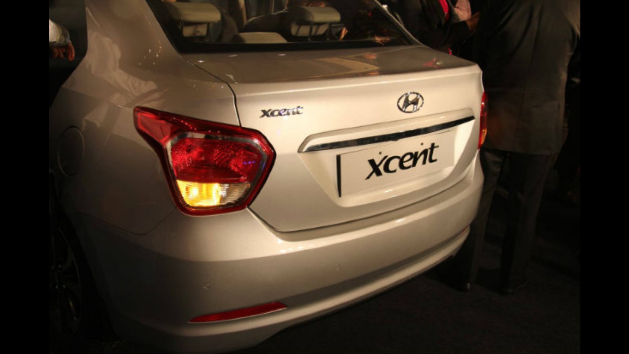 Primo do HB20S, Hyundai Xcent é apresentado na Índia
