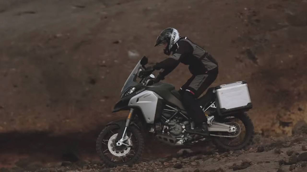 Ducati Multistrada 1200 Enduro Shows Its Wild Side - Video