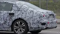 2020 Mercedes S-Class screenshot from spy video