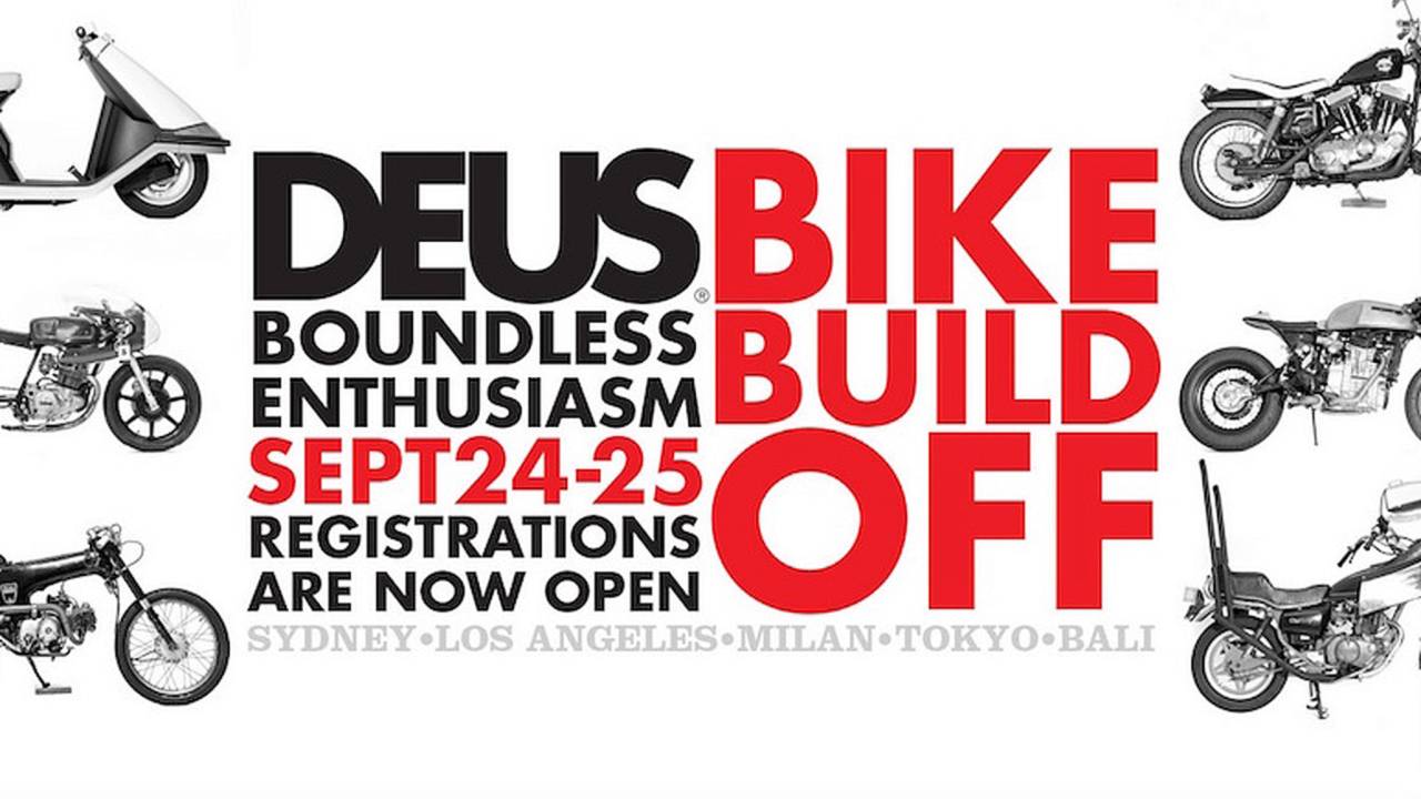 Call for Entries - Deus Boundless Enthusiasm Bike Build Off 2016