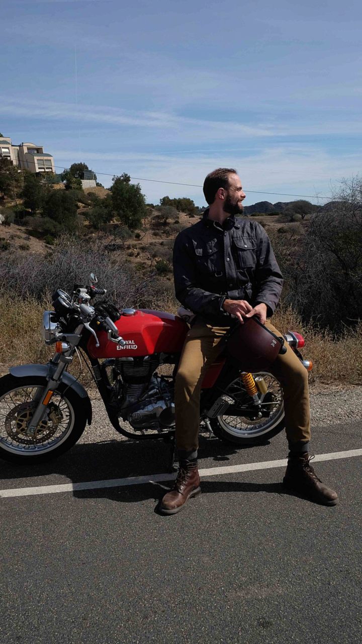 Big Man, Small Bike
