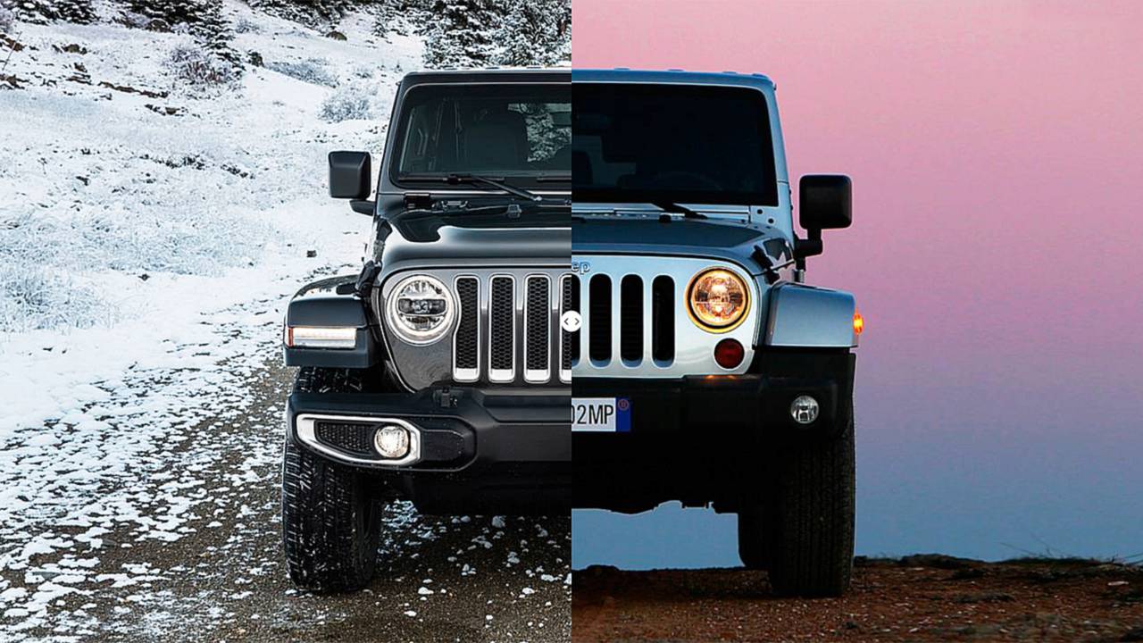Jeep Wrangler old vs new
