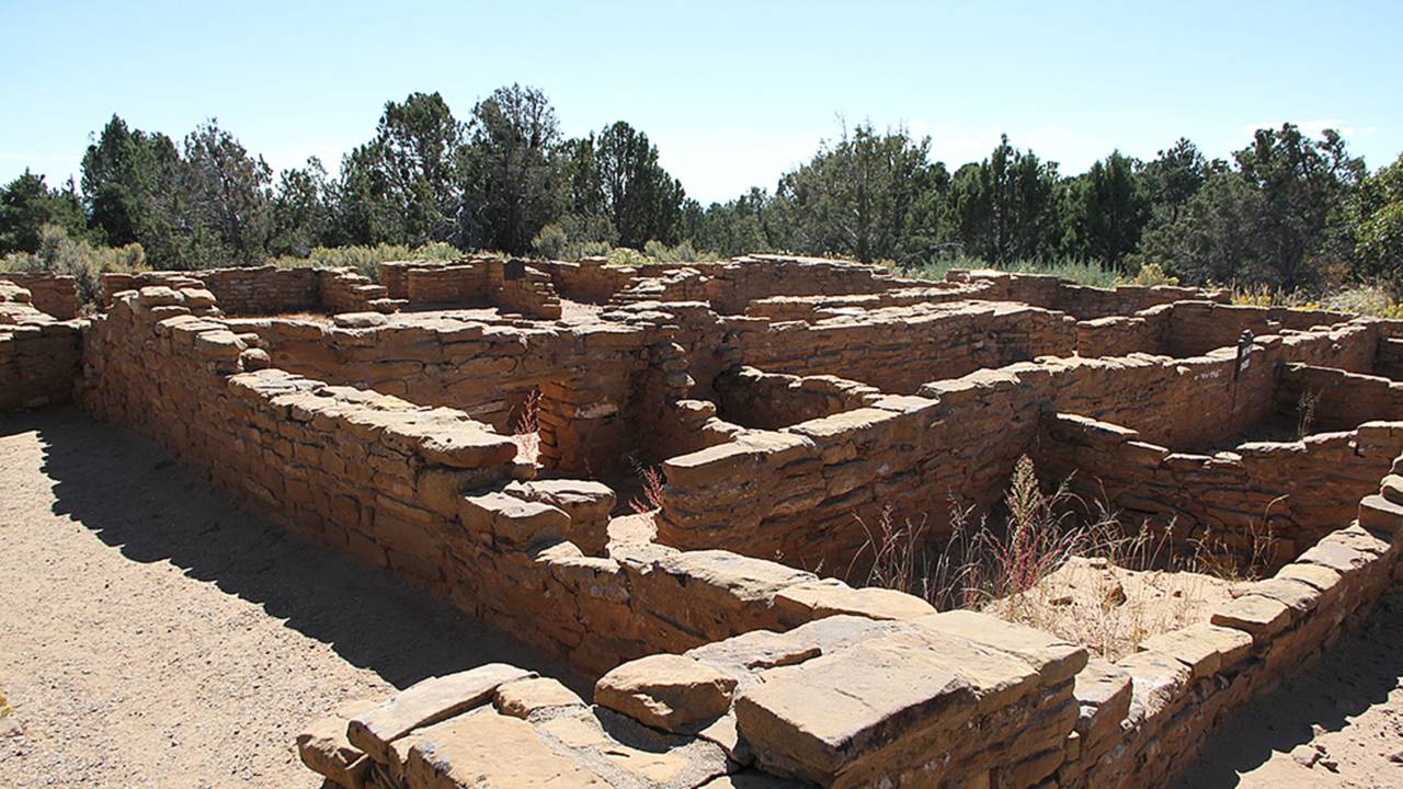 The great houses were a definite step up from living underground in a pit house.