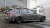 BMW M3 Touring Spy Photos Rear Side