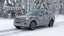 2021 Land Rover Range Rover karlı hava casus fotoğrafları