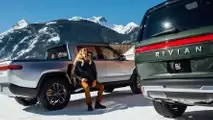Rivian R1T e R1S - gelo