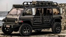 Renders Show Jeep Wrangler Van Of Our Dreams 