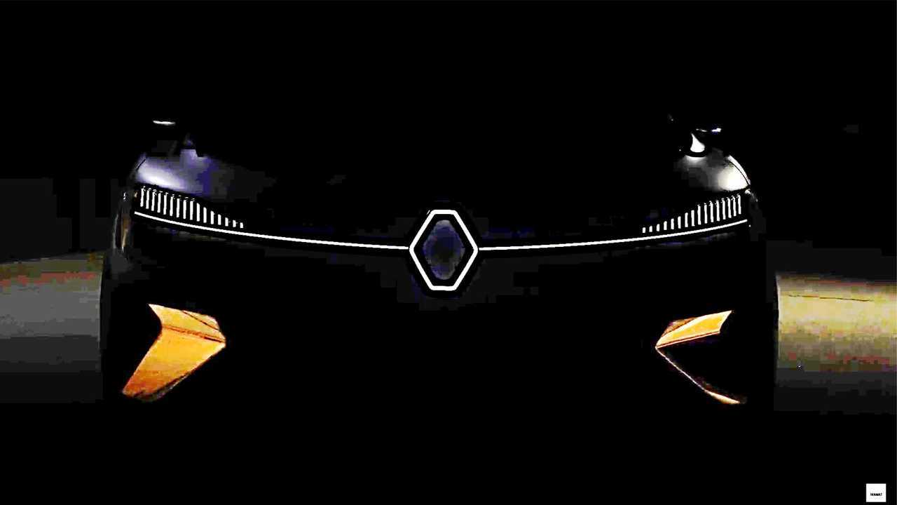 Renault new all-electric crossover concept teaser
