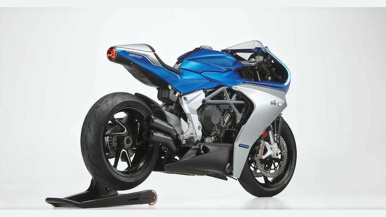 MV Agusta Superveloce Alpine Limited Edition - Right Rear Angle