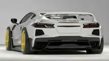Chevy Corvette C8 with Pandem body kit