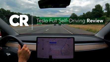 video consumer reports tesla full self driving review