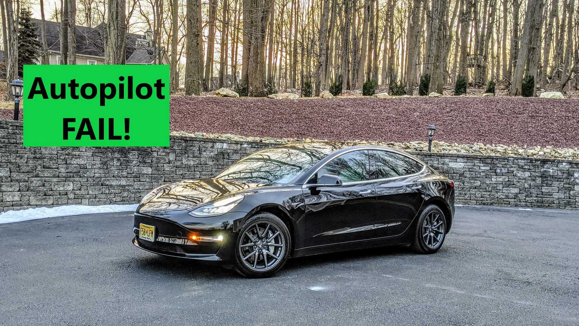Tesla Autopilot Fails Driver's Test