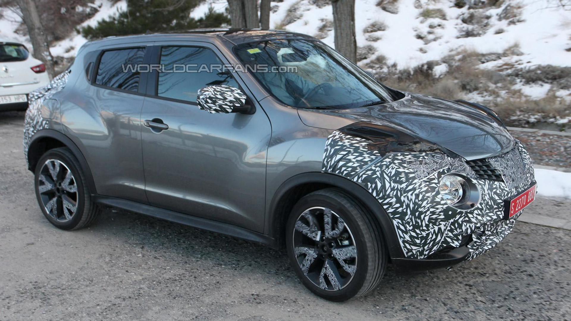 Nissan Juke facelift spy photo
