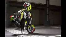 Stunt-Motorrad mit Samba im Blut