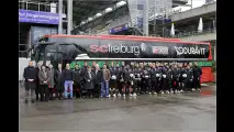 Mit dem Setra auf Tournee
