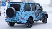 Mercedes-Benz EQG Rear View Spy Photo