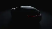 Zeekr 003 teaser rear three-quarter view