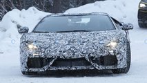 Yeni Lamborghini Aventador Halefi Casus Fotoğrafları