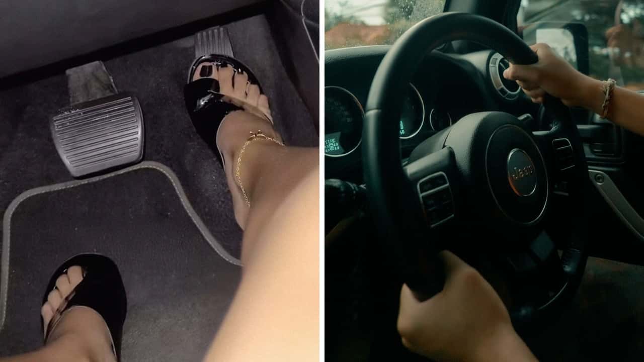 Woman rents Jeep