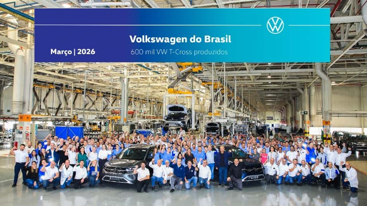 VW T-Cross chega a 600 mil unidades produzidas antes de virar híbrido no Brasil