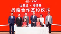 BYD e KFC, parceria para recarga ultrarrápida