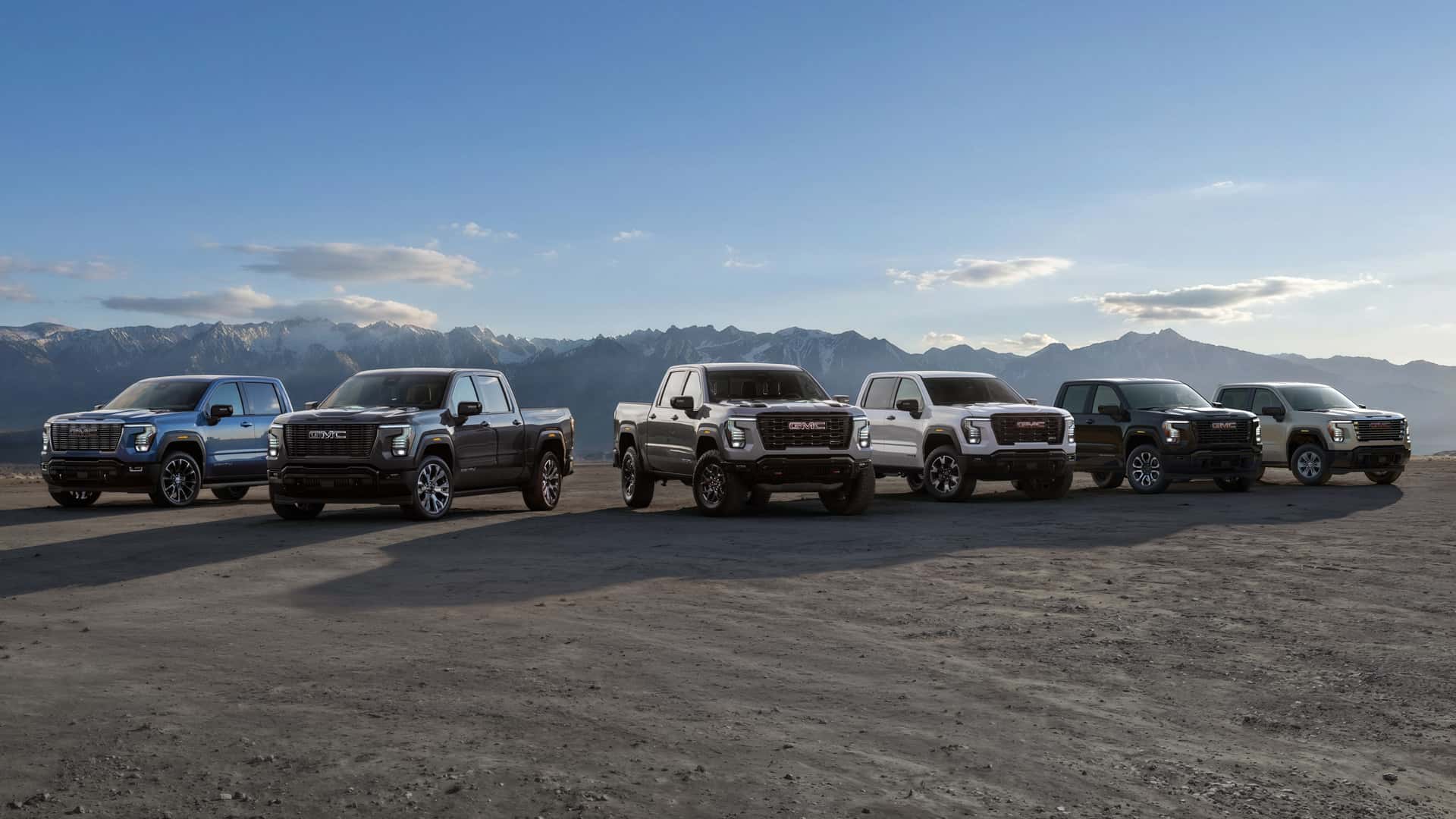 Все версии GMC Sierra 1500 2027 в ряд