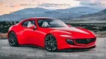 Rendering nuova sportiva Mazda, con motore rotativo