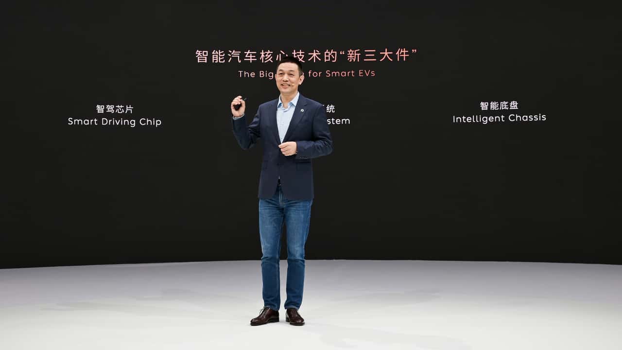 Nio-Chef William Li auf der Auto Shanghai 2025