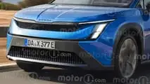 Skoda Space (2026), das Motor1.com-Render