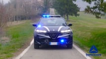 L'Alfa Romeo Junior della Polizia