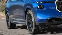 BMW X7 (2026), the Motor1.com render